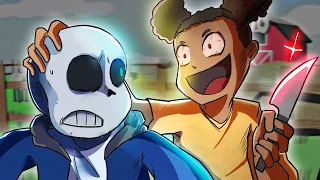 SANS vs AMANDA THE ADVENTURER (Undertale Animation)