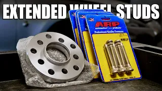 How to Properly Install Extended Wheel Studs & Spacers // NEW WHEEL REVEAL