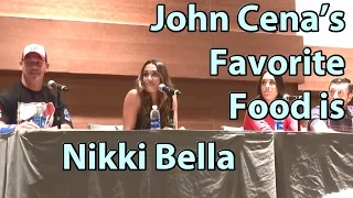 John Cena's Favorite Food is Nikki Bella Please Stand UP non-PG answer Phoenix Comicon Fanfest