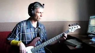 Pink Floyd (The Division Bell)  - Marooned (bass cover)
