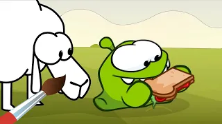 АМ НЯМ - Супер Нямы и НЛО - Мультик Раскраска с Ам Нямом - Om Nom Cut the Rope