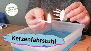 Kerzenfahrstuhl - spannendes Experiment mit Luft und Feuer für Kinder