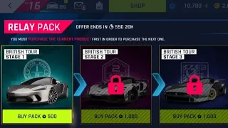 Asphalt 9 British Tour Season Relays Card Packs Opening