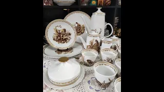 Обзор товара: Сервиз Охота ГДР  Fine China Lichte  Made in GDR