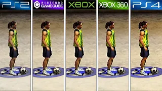 FIFA Street (2005) PS2 vs GameCube vs XBOX vs XBOX 360 vs PS4 (Graphics Comparison)