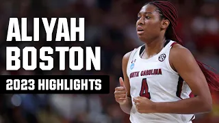 Aliyah Boston 2023 NCAA tournament highlights