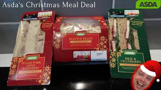 ASDA Christmas Meal Deal | Festive Meal Deal | NEW | Food Review