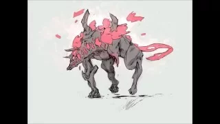 Anime monster Speed Paint Inu