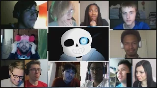 "Sans Battle - Stronger Than You" By alfa995 Reaction Mashup