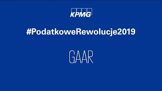 #Podatkowe rewolucje 2019 | GAAR - zmiany na gruncie OP | Katarzyna Trzópek