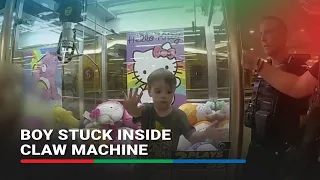 Australian police rescue boy stuck inside claw machine | ABS-CBN News