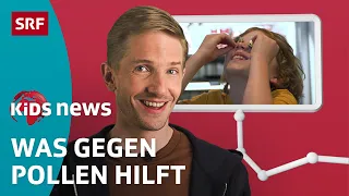 SRF Kids News: Pollenallergie, Hausmittel gegen Heuschnupfen & Affenpocken | Kindervideos