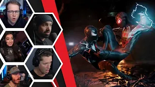 Lets Player's Reaction To Miles Fighting Symbiote Peter - Spiderman 2