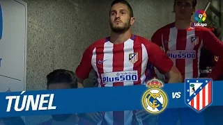 Túnel de vestuarios del Real Madrid vs Atlético de Madrid