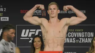 Ian Garry vs Jordan Williams UFC 268 Ceremonial Weigh-In