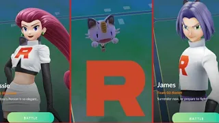 Pokémon Go - Jessie & James battle