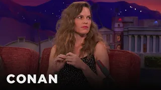 Hilary Swank Tried Transcendental Meditation | CONAN on TBS