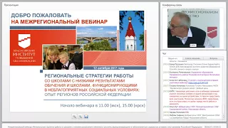 Межрегиональный вебинар  Региональные стратегии работы