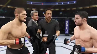 Khabib vs. Rustam Khabilov (EA Sports UFC 2) - Champion Fight ☝️🦅