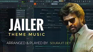 Jailer Theme Music (Thalaivar 169) Cover by Sourajit Dey || Rajnikanth | Anirudh Ravichander