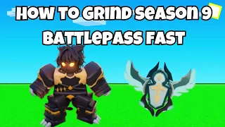 How to grind Season 9 battlepass FAST (Roblox Bedwars)