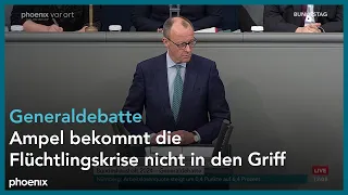 Friedrich Merz zur Generaldebatte zum Bundeshaushalt 2024 am 31.01.24