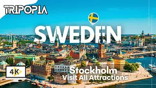 Sweden Stockholm City Tour 4K: All Top Places to Visit in Stockholm Sweden