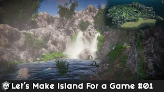 Making Complete Island for a Game Level. (Speed Level Designing #01)