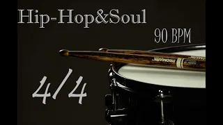 backing track drum Hip Hop&Soul tempo : 90 BPM