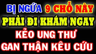 NẾU Thấy NGỨA 9 Chỗ Này Cẩn Thận Kẻo UNG THƯ, GAN THẬN Đang Kêu Cứu, Biết Đi Khám Ngay Còn Kịp