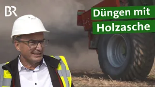 Asche zu Dünger: Holzasche als Ersatz für Mineraldünger? | Unser Land | BR