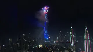 Dubai Burj Khalifa || New Year Laser Show 2018 And Fireworks 2019 || World Record || UAE