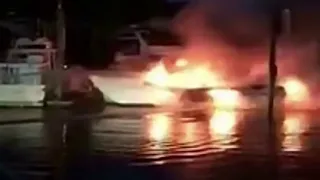 House boat catches fire in Seminole County