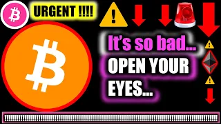 ⚠️*DUMP ALERT*⚠️ BITCOIN TO CRASH AGAIN !!!? ⚠️Crypto BTC Price Prediction Cryptocurrency News Today