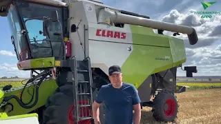 Спасибо, что выбираете нас!Тест-драйв комбайна CLAAS Dominator 370 в Алексеевском районе