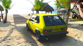 Golf GTI MK1 - Forza Horizon 5 Ultrawide Steering Wheel Gameplay