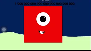 Numberblocks 1000 to 1 Duodecillion but I speeded it up on 20x faster with pitch change.