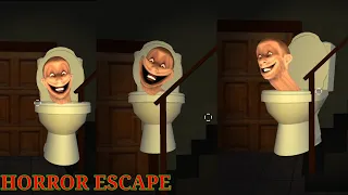 Skibidi toilet horror escape | Toilet monster hide n seek