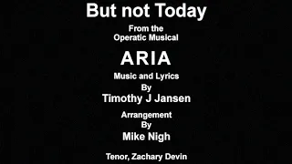 From the Musical ARIA by Timothy J Jansen "But not Today"