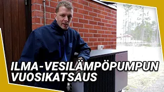 Ilma-vesilämpöpumpulla vuosi takana