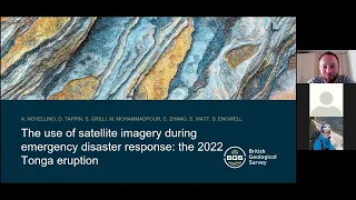 COMET Webinar: Dr Alessandro Novellino 'Satellite imagery in disaster response: 2022 Tonga eruption'