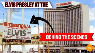 Elvis Presley at the International Hilton Behind the Scenes Tour Las Vegas Spa Guy