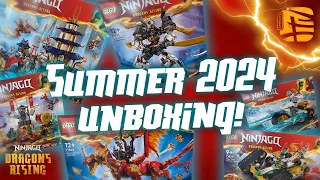 LEGO Ninjago Summer 2024 Set UNBOXING (FIRST REACTION)