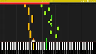 J.S. Bach - Invention No. 14 in B-flat major (BWV 785) [Synthesia Tutorial]