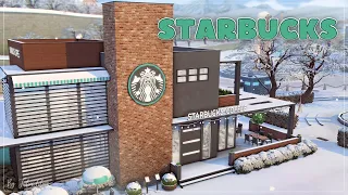 STARBUCKS☕│Строительство│SpeedBuild│NO CC [The Sims 4]