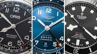 Building Complete Three-Watch Collections With Single Brands - Tudor, Longines, & Oris