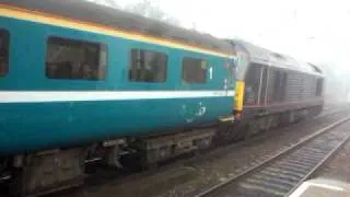 Royal locomotive no.67005 departs Wigan North Wetern