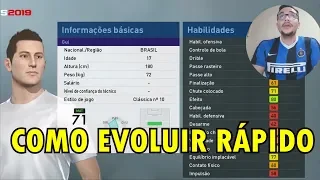 PES 2019 - Como Evoluir Rápido no RUMO AO ESTRELATO | ATUALIZADO