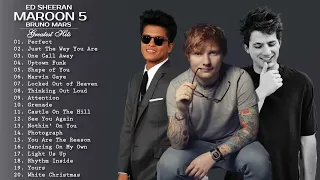 Las Mejores Canciones De Bruno mars Charlie Puth Ed Sheeran  Grandes Éxitos Álbum 2022