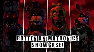 [C4D/FNAF] Rotten Animatronics Showcase !!